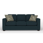 Caleb Queen Sofa Bed with Innerspring Mattress - Dexter Dark Blue