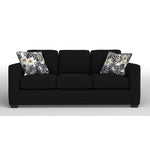 Caleb Queen Sofa Bed with Innerspring Mattress - Jacob Dark Grey