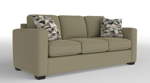 Caleb Queen Sofa Bed with Innerspring Mattress - Jacob Beige