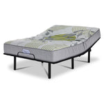 BeautySleep Max Calm Tight Top Firm Twin XL Mattress and L2 Motion Adjustable Base