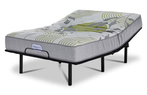 BeautySleep Max Calm Tight Top Firm Queen Mattress and L2 Motion Adjustable Base