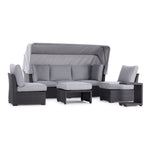 Caprie Outdoor Day Bed - Black, Grey