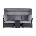 Caprie Outdoor Day Bed - Black, Grey