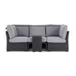 Caprie Outdoor Day Bed - Black, Grey