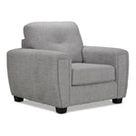 Carolina Sofa, Loveseat and Chair Set - Light Grey