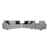 Carolina Sofa, Loveseat and Chair Set - Light Grey