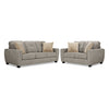 Carolina Sofa and Loveseat Set - Brown