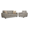 Carolina Sofa and Chair Set - Brown