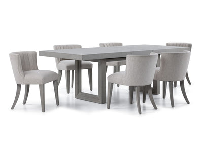 Fresh Perspective Cascade 7-Piece Extendable Dining Set -Dovetail Grey