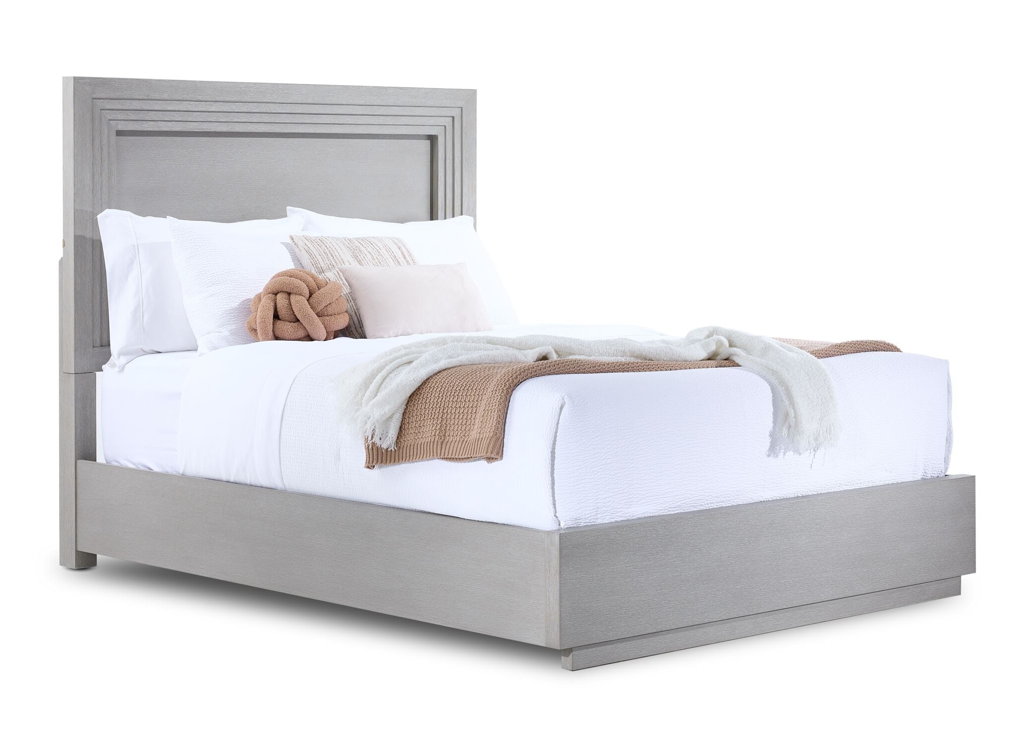 Fresh Perspective Cascade 6-Piece Queen Panel Bedroom Package - Dovetail Grey