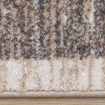 Earthly Essence 5'3" x 7'7" Distressed Border Area Rug - Taupe
