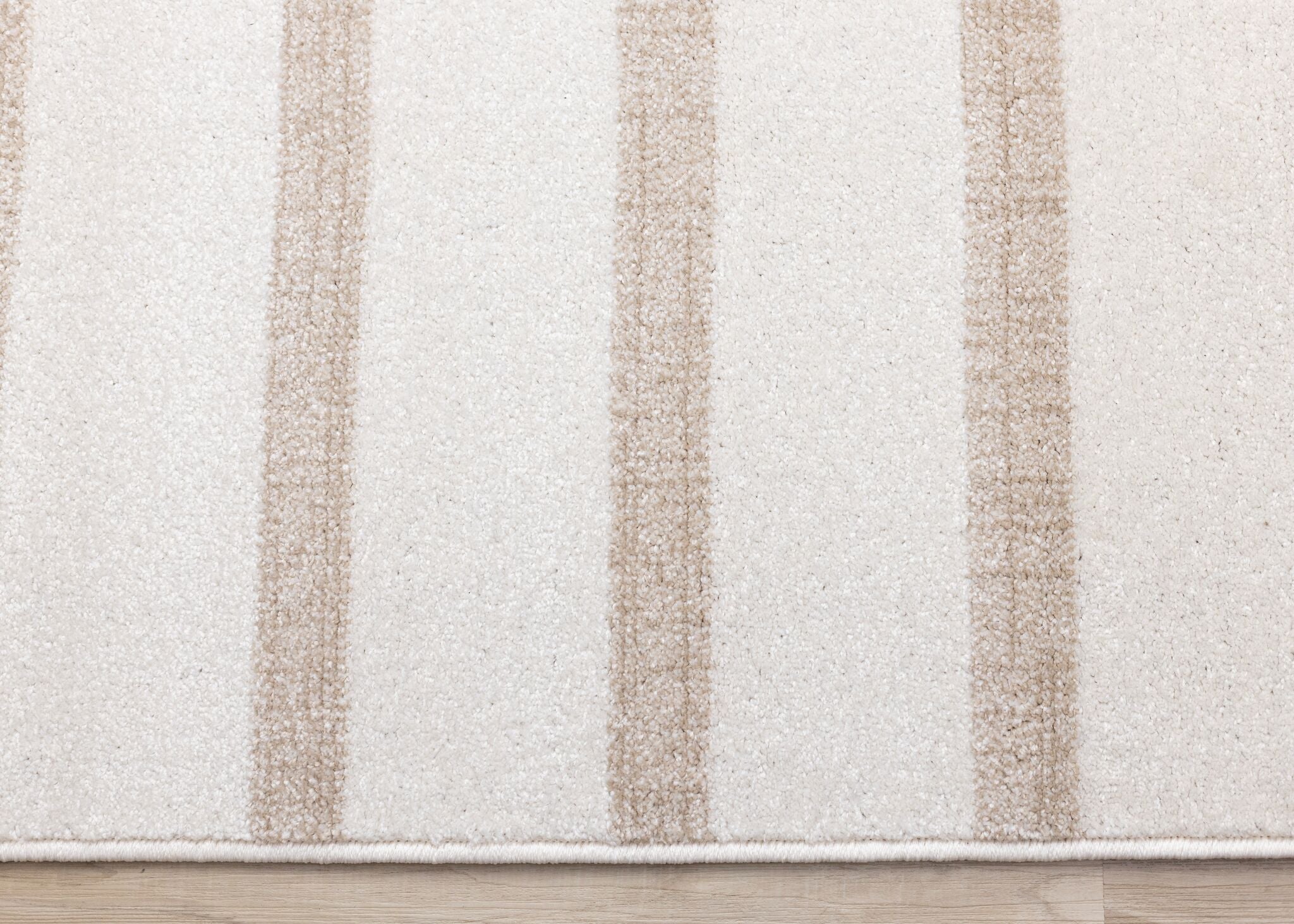 Beachwood Stripes 5'3" x 7'7" Striped Area Rug - Cream