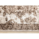 Antique Charm 5'3" x 7'7" Distressed Classic Area Rug - Brown, Grey, White
