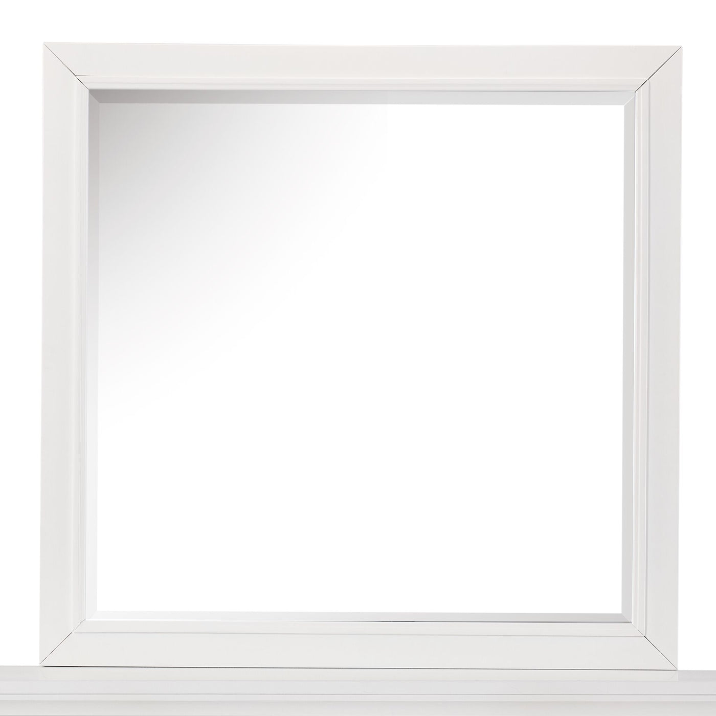 Charleston Mirror- Dove White