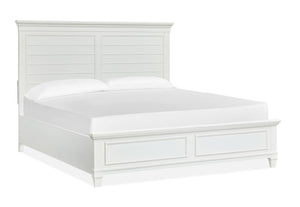 Charleston 3 - Piece Queen Panel Bed - Dove White