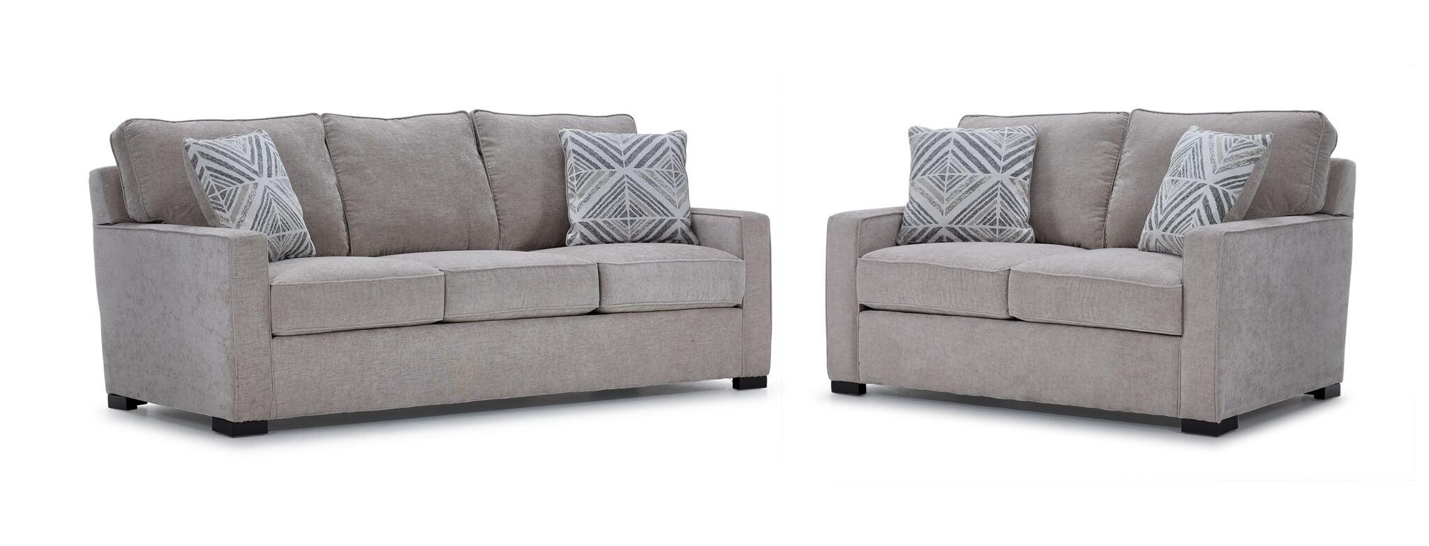 Charlotte Sofa and Loveseat Set - Air