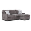 Charlotte 2-Piece Sectional with Right-Facing Chaise - Pewter