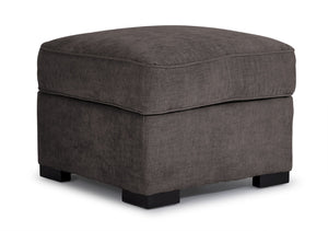Charlotte Ottoman - Pewter