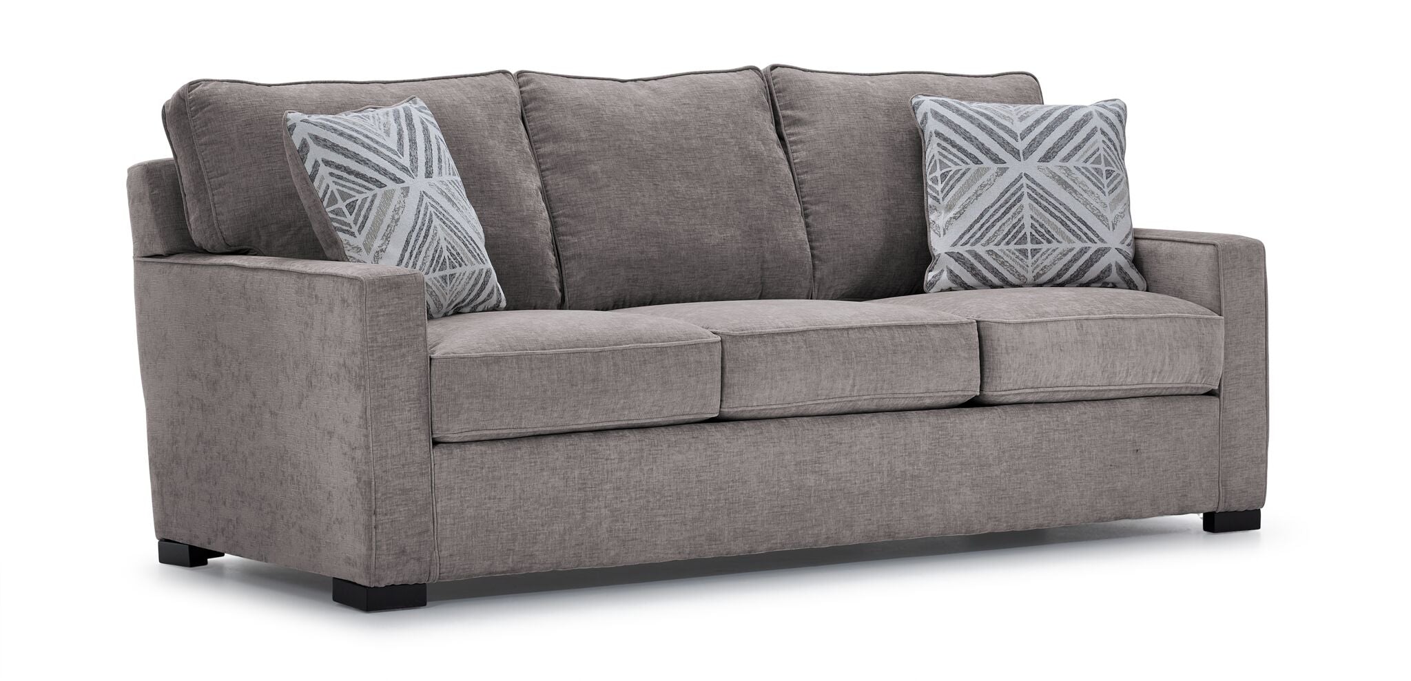 Charlotte Sofa and Loveseat Set - Smoke