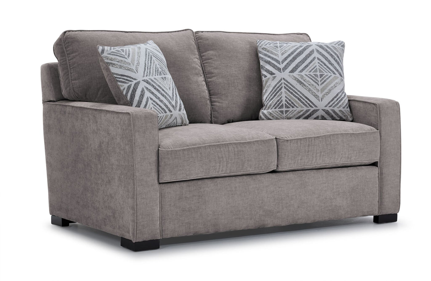 Charlotte Sofa and Loveseat Set - Smoke