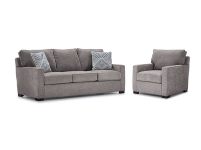 Charlotte Sofa and Chair Set - Smoke