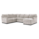 Charlotte 4-Piece Sectional with Right-Facing Chaise - Air