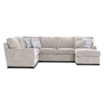 Charlotte 4-Piece Sectional with Right-Facing Chaise - Air