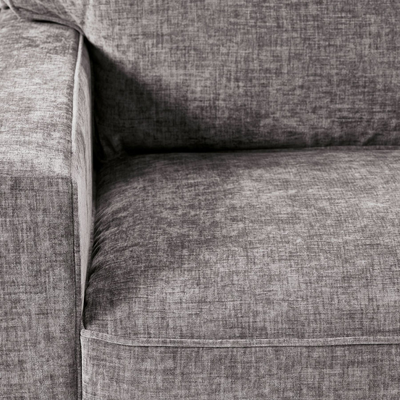 Charlotte 4-Piece Sectional with Right-Facing Chaise - Smoke