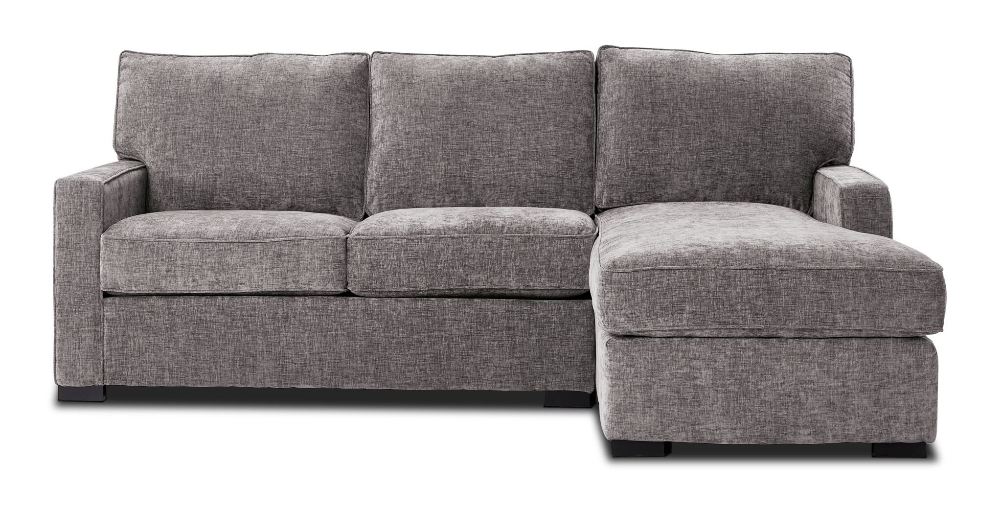 Charlotte 2-Piece Sectional with Right-Facing Chaise - Smoke