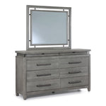 Chelsea 6-Drawer Dresser - Grey