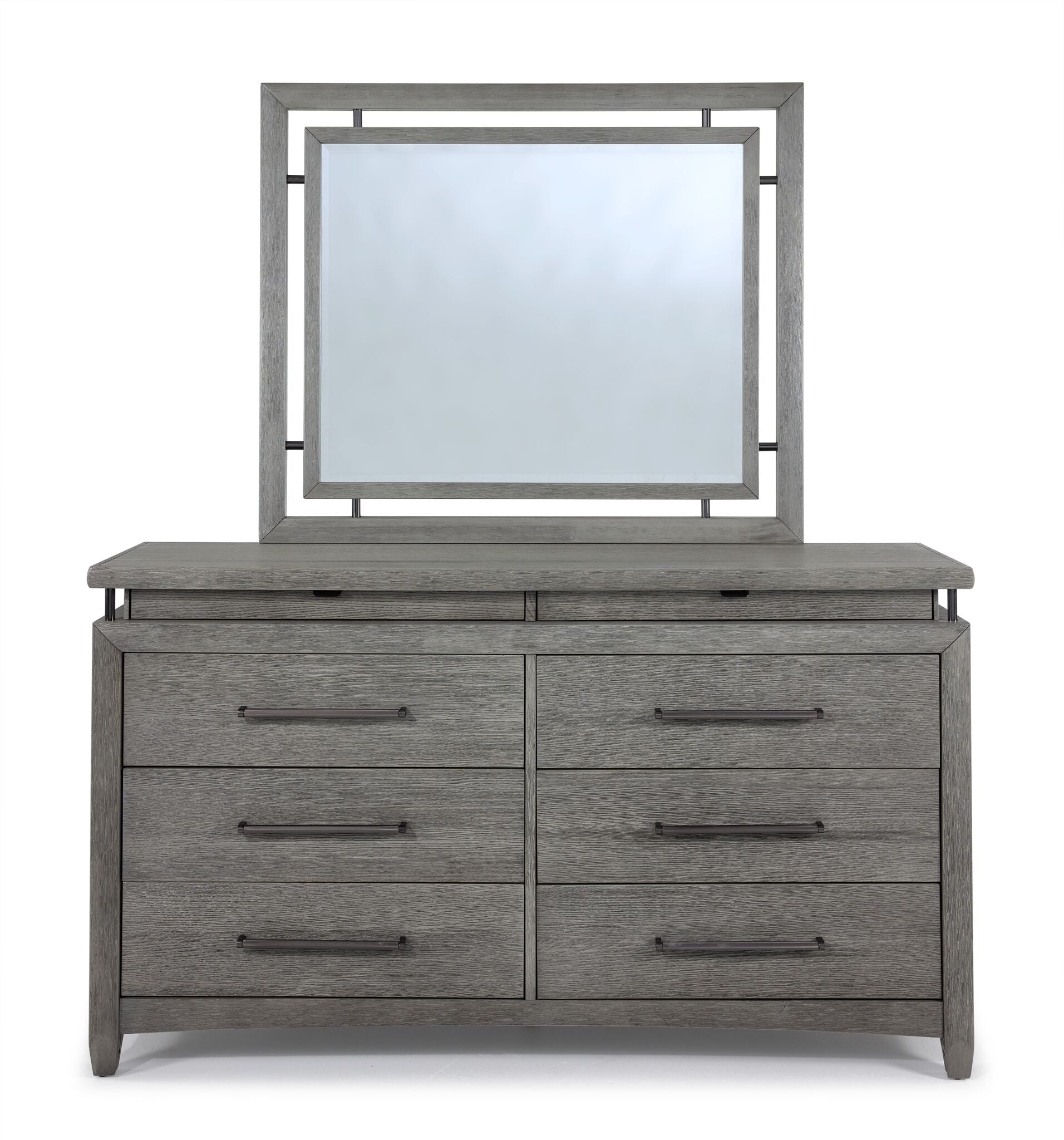 Chelsea 6-Drawer Dresser - Grey