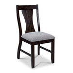 Chestnut Ridge Side Chair - Dark Brown, Beige
