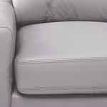 Chito Leather 2-Piece Sectional with Right Facing Chaise - Cloud Grey