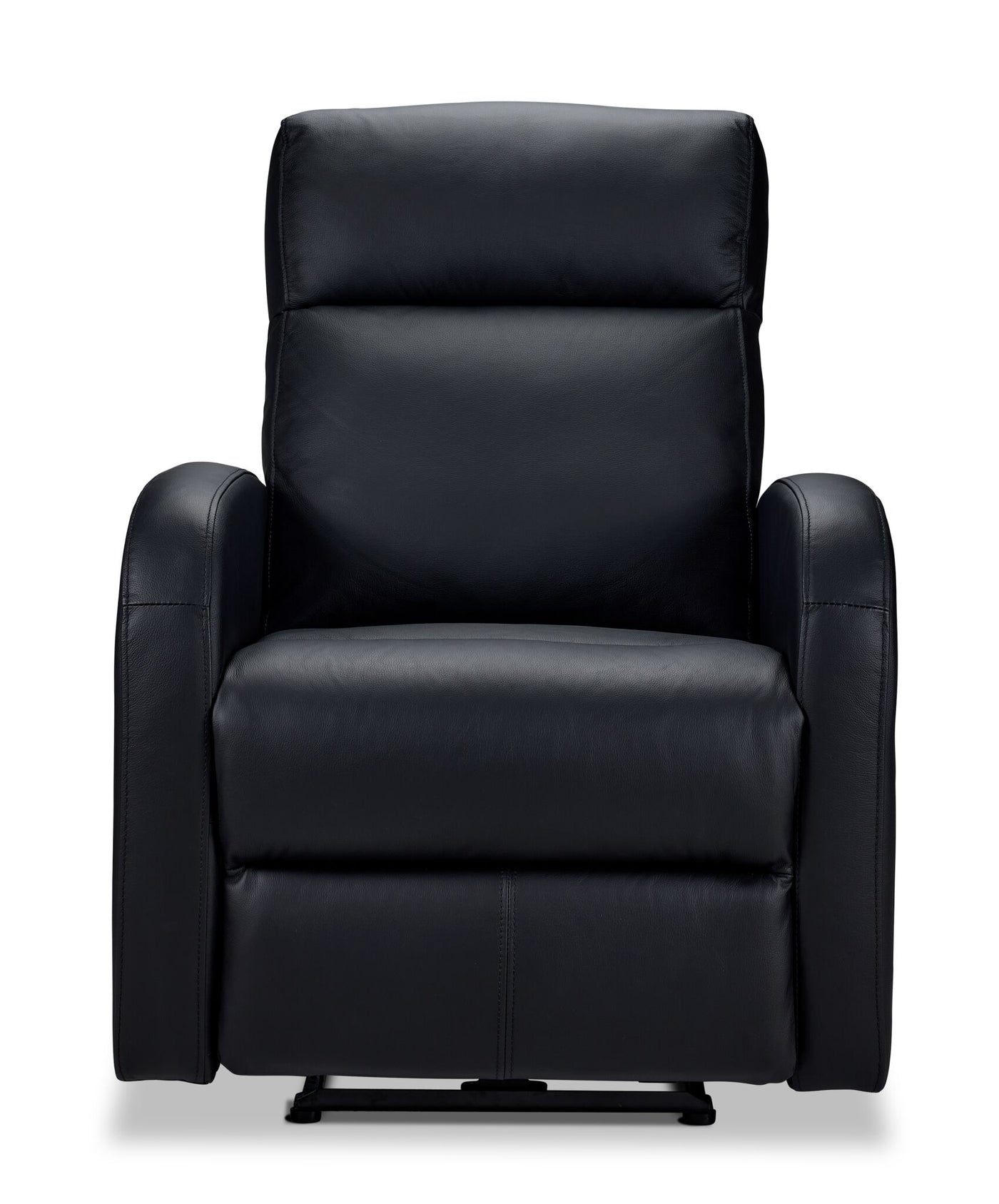 Cole Leather Power Recliner - Black