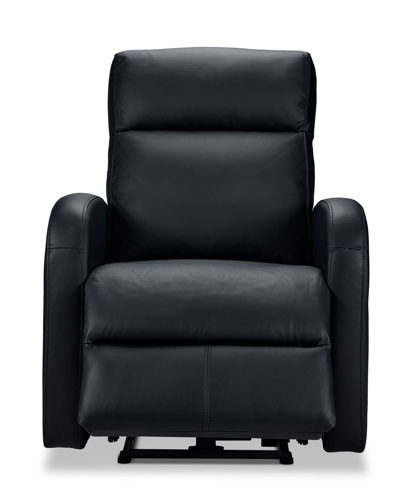 Cole Leather Power Recliner - Black