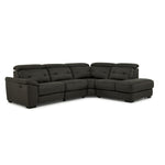 Colorado 4-Piece Power Reclining Sectional with Right-Facing Chaise - Graphite