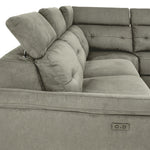 Colorado 4-Piece Power Reclining Sectional with Right-Facing Chaise - Silver