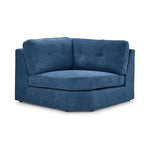 Feeling Connected - Connex 6-Piece Modular Sectional with Drawer Console - Blue