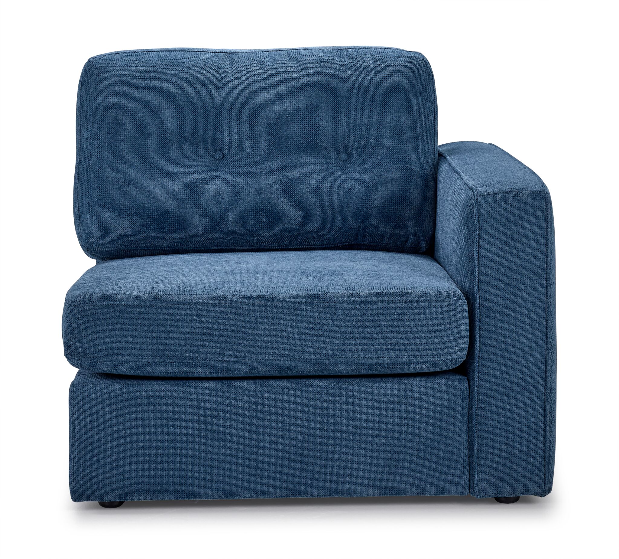 Feeling Connected - Connex 3-Piece Modular Chair with Storage Console - Blue