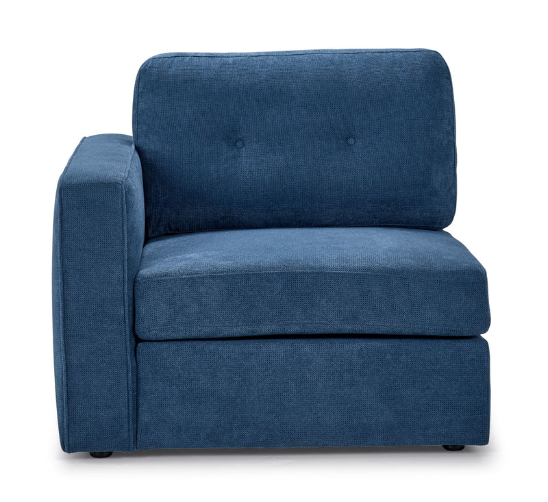 Feeling Connected - Connex 5-Piece Modular Sectional - Blue | Leon's