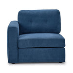 Feeling Connected - Connex 6-Piece Modular Sectional with Drawer Console - Blue