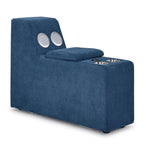 Feeling Connected - Connex 3-Piece Modular Chair with Storage Console - Blue