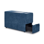 Feeling Connected - Connex 6-Piece Modular Sectional with Drawer Console - Blue