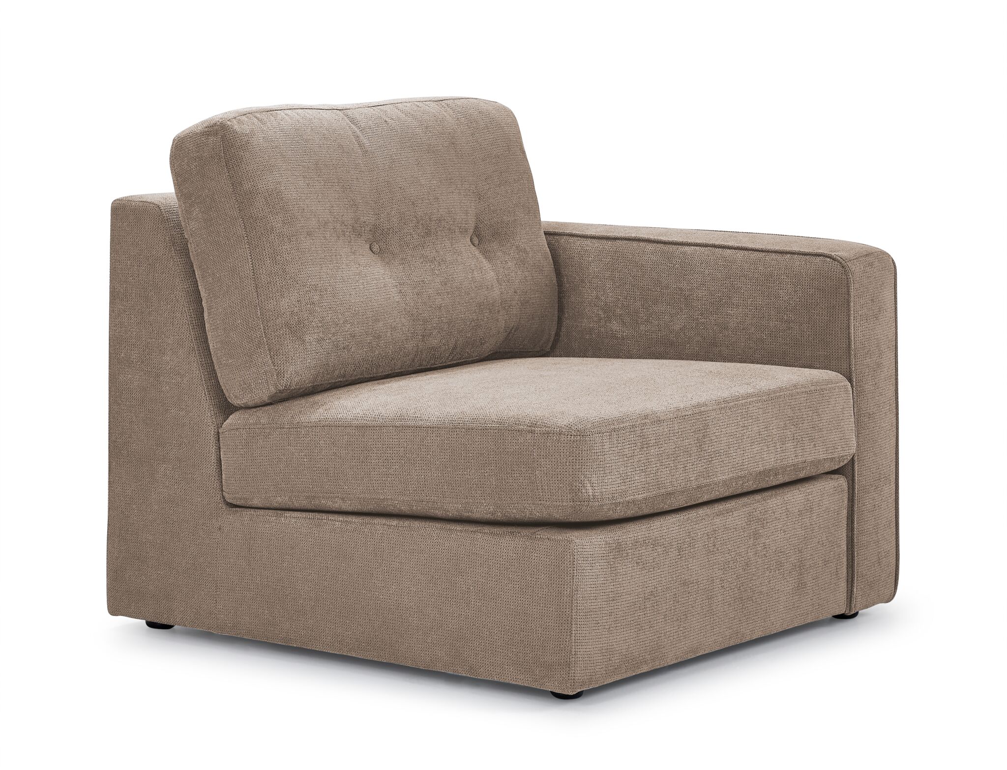 Feeling Connected - Connex 3-Piece Modular Chair with Storage Console - Beige