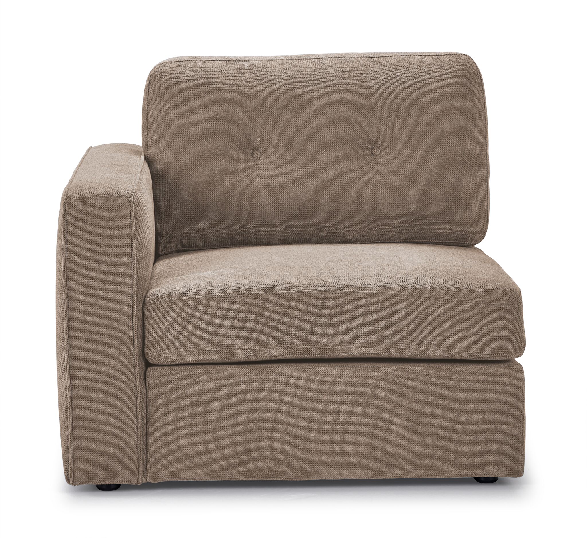 Feeling Connected - Connex 3-Piece Modular Chair with Storage Console - Beige