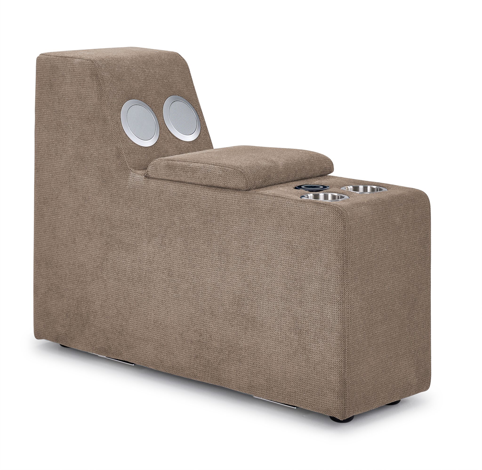 Feeling Connected - Connex 3-Piece Modular Chair with Storage Console - Beige