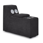 Feeling Connected - Connex 6-Piece Modular Sectional with Storage Console - Dark Grey