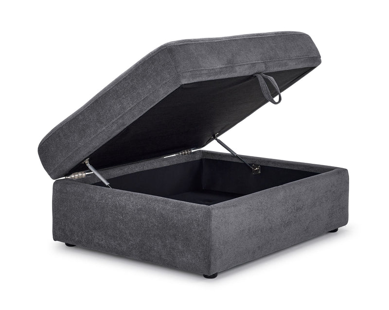 Feeling Connected - Connex Ottoman - Light Grey | Leon's