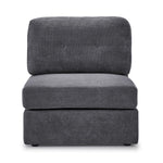 Feeling Connected - Connex 5-Piece Modular Sectional with Consoles - Light Grey