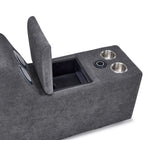 Feeling Connected - Connex 5-Piece Modular Sectional with Consoles - Light Grey